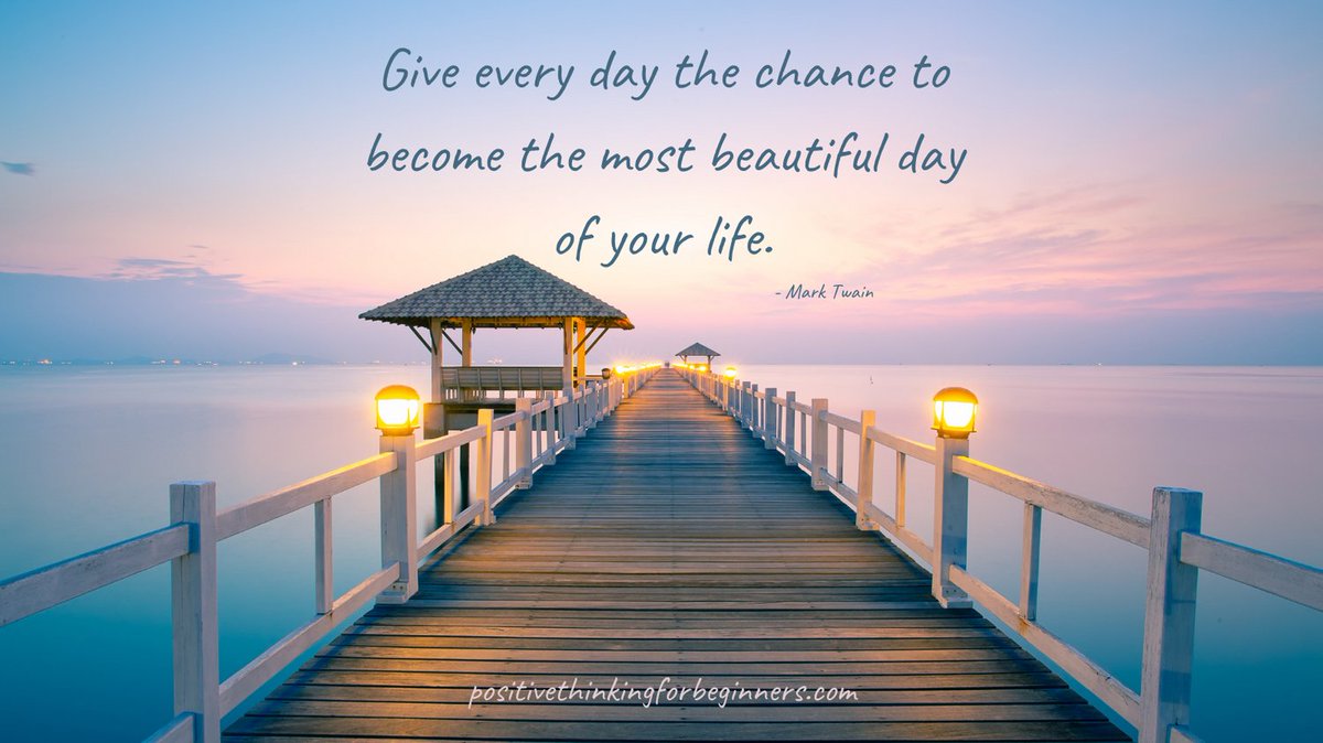 reclaimyoumind's tweet photo. Give every day the chance to become the most beautiful day of your life.
Have a fabulous day! π
πfollow @PositiveT4Begin for daily positive quotes
#positivethinking #positivethinkingquotes #positiveattitude #positivemindset #everydaypositivity #maketodayamazing https://t.co/uwacyFSxgE