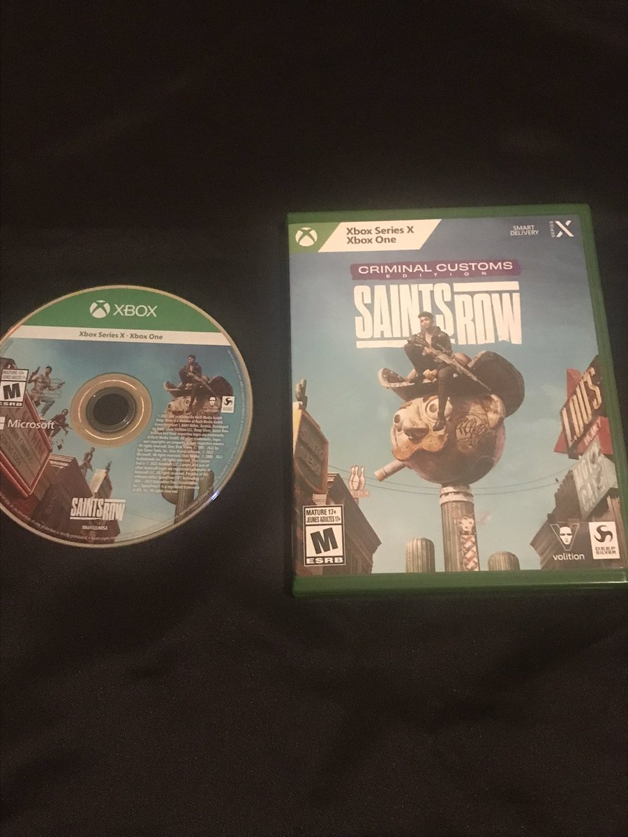 njbg89's tweet photo. Saints Row (2022) Xbox one                  #SaintsRow #newvideogame #gamerlife #xboxonegame #game https://t.co/bHHJOHkuIz