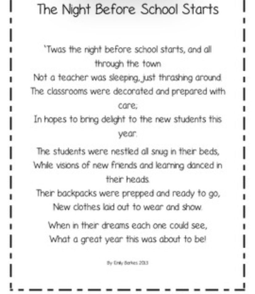 Excited for tomorrow <a href="/fwhms2003/">F.W.Hartnett Middle School</a>  #NewSchoolYear