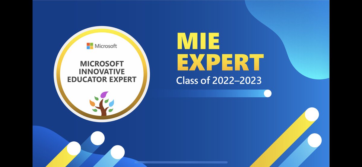 Princess_200010's tweet photo. "This year will be amazing and challenging . So excited to be selected as an MIE Expert for 2022-2023 #MicrosoftEdu #MIEExpert." https://t.co/ae4I3XZ5aC