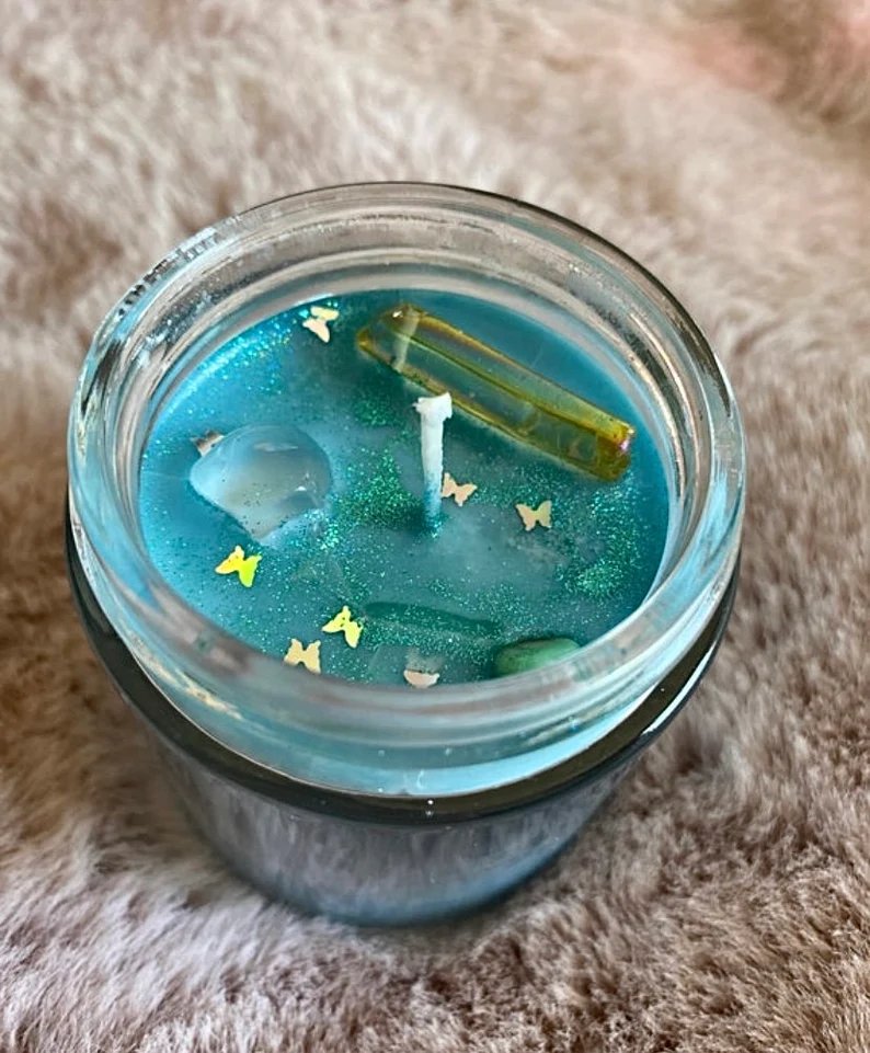 DataMrp's tweet photo. B̍lue skies scented candle with crystals from #openureyecreations 🤚

👉👉https://t.co/fVtkFdDWvF

#picturejasper #wholesal #strongest #larimar #moldavite #wednesdaythought #ascension #witchywednesday https://t.co/czlFaIBCh0