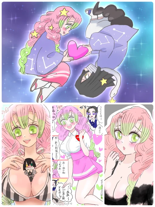 # 今月描いた絵を晒そう 

こうして見るとなんというか、おっπばっかり描いてましたね…
まぁ夏のせいですね、しょうがない 