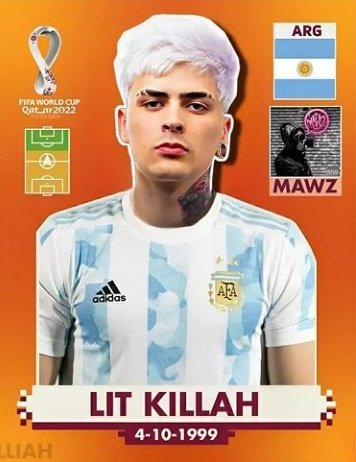 este es crack eh, la figurita de lit killah la q le falta al álbum