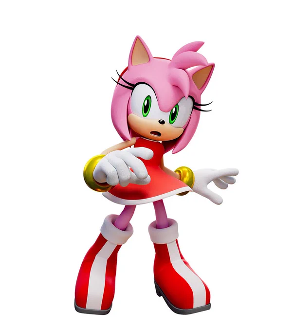 Here's new renders of Amy Rose and the Koco in #SonicFrontiers.   #SonicNews 