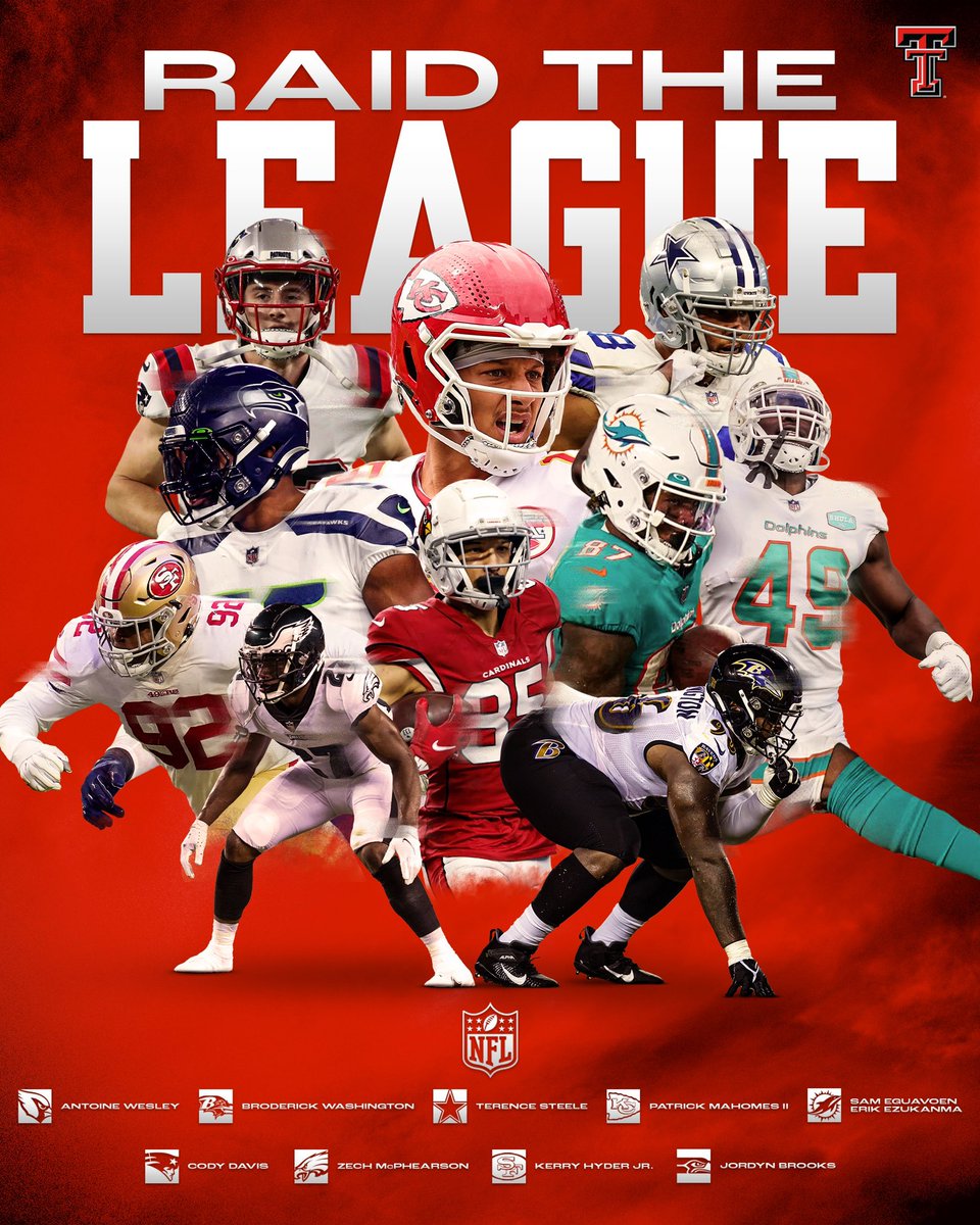 Fixtures in the league. 

Congrats to our guys who made 53-man rosters 💪

#WreckEm | #RaidŦheLeague