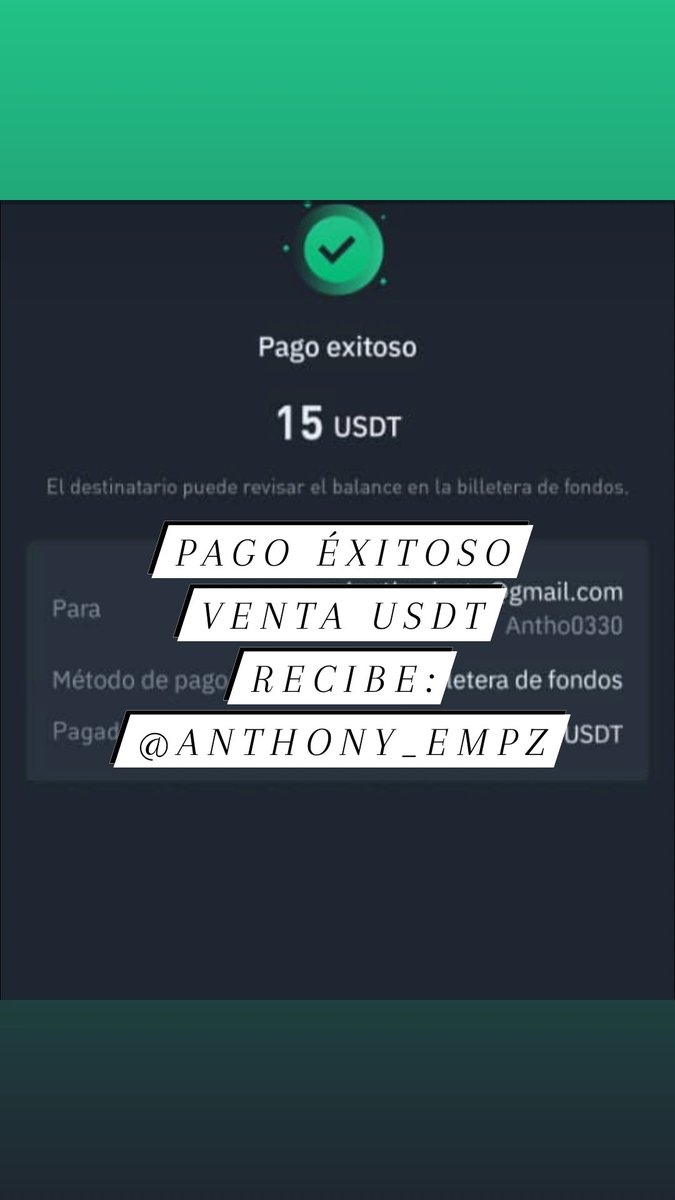 Criptodivisasch's tweet photo. Pago Éxitoso
Recargamos tus Cuentas
📌Banesco Panamá
📌Mercatil Panamá
📌Binance USDT
📌Facebank 
📌Reserve
📌PAYPAL 
📌Zinli
Desde cualquier parte del Mundo🌏
🔍Buscanos en Instagram: 
@Criptodivisaschacao
#zinli #paypal #USDTether #zelle #Caracas #Venezuela https://t.co/plq43nstNx