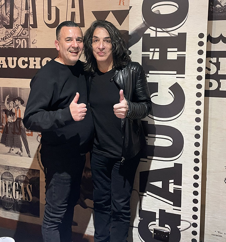 PaulStanleyLive's tweet photo. Two Nights In A Row! The BEST restaurant in Adelaide... Gaucho's! GREAT food in a relaxed and no BS atmosphere. My favorite dinners on the tour. Great people. Thanks Joe! You're the man! https://t.co/un1Y90nYhk