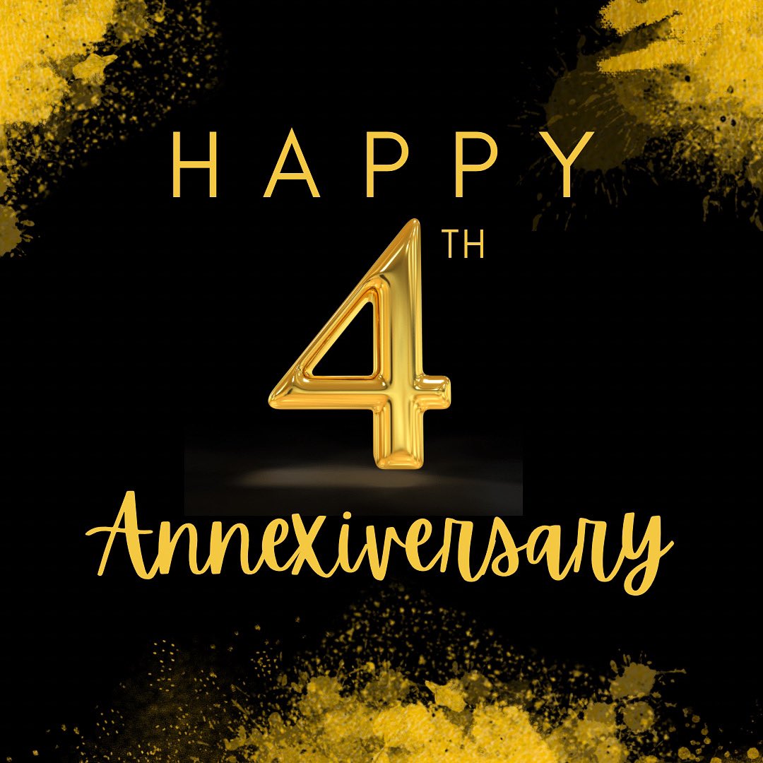We can’t believe it’s been FOUR YEARS! Thank you for all the support on this wild journey. We love our Annex fam and can’t wait to see what the future holds for all of us. 💫

 #dreambig #followyourdreams
