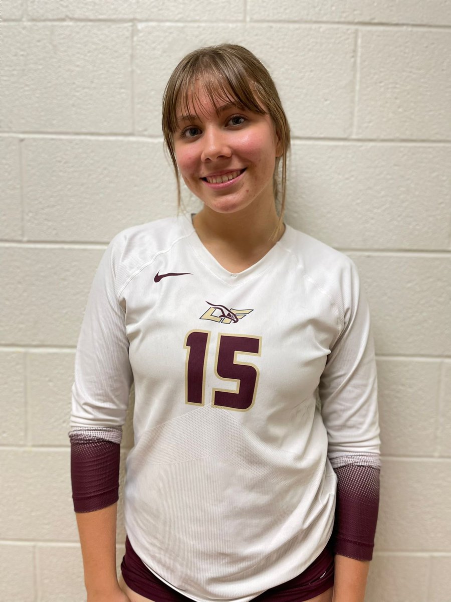 Riosportslive's tweet photo. Economy Awards Co. Player of the game. Dakota Martinez led @LFHSGirlsVBALL to a sweep over Mission Veterans #RSLVolleyball https://t.co/20QYd20qfa