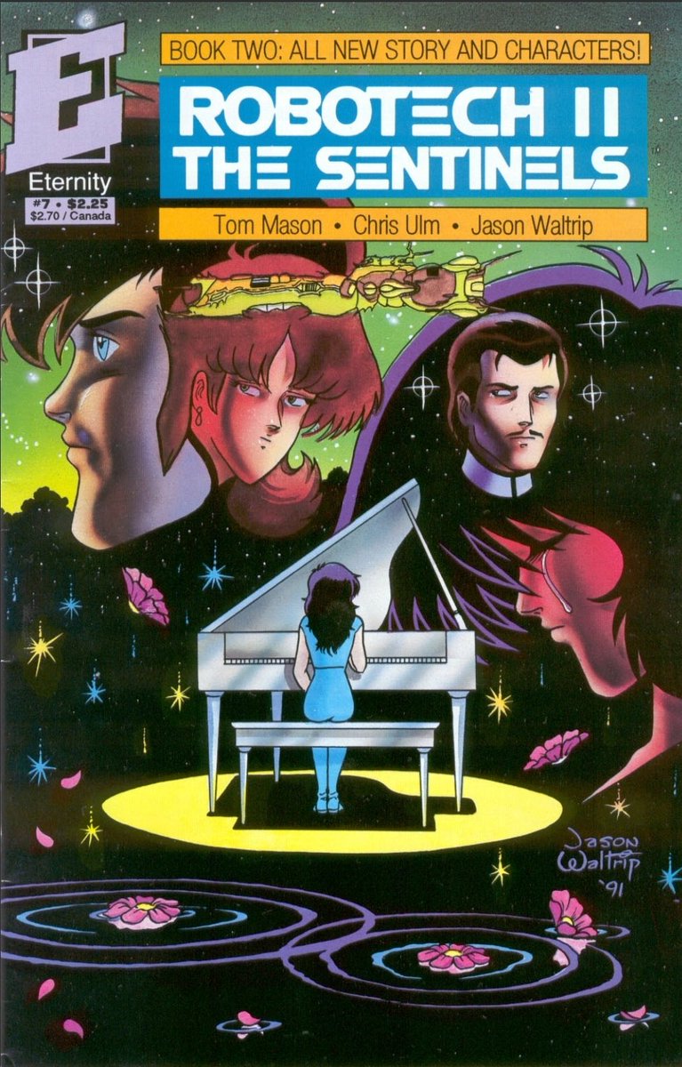 ComicsRobotech's tweet photo. THE SENTINELS BOOK II #7
"Farewell"
Story by Tom Mason and Chris Ulm
Art by Jason Waltrip
Eternity Comics, May 1991
#Robotech #RobotechComics #Sentinels #EternityComics #JasonWaltrip #TomMason #ChrisUlm https://t.co/z7ZLIjJnxw