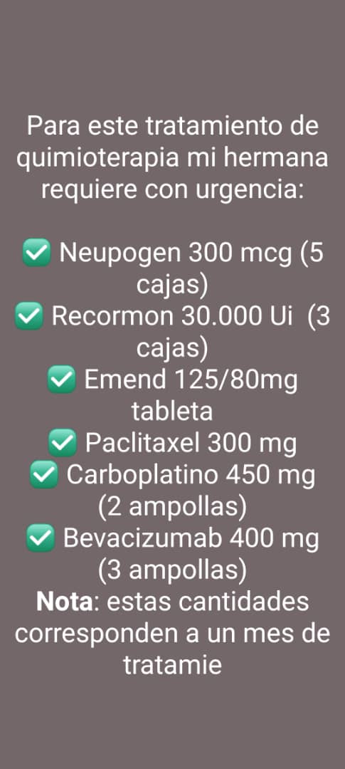 cauterucce's tweet photo. Hola Twitter, vengo de nuevo por su ayuda.

Mi tía es paciente oncológica y estamos buscando fondos para sus medicamentos que es el grueso de la quimioterapia.

Ayúdenme así sea con un RT para conseguir la ayuda que se necesita https://t.co/k6ZX9hLRf9