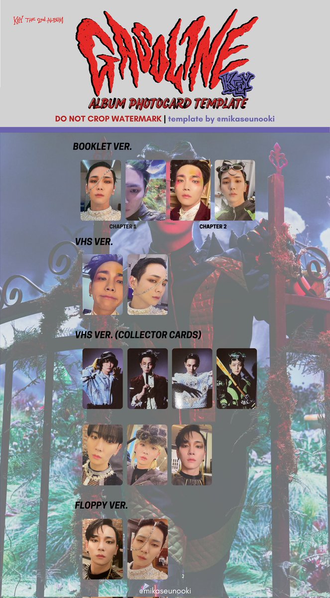 xoalsacchi's tweet photo. KEY 키 The 2nd Album 〖Gasoline〗 Album Photocard Template

[COMPLETE]

HD: https://t.co/JpxcNa1PB3

#키 #KEY 
#샤이니 #SHINee
#Gasoline
#KEY_GASOLINE 
@SHINee

키 김기범 가솔린 앨범 포카 집중 샤이니 키 포카 리스트 SHINee KEY KIM KIBUM GASOLINE PC PHOTOCARD TEMPLATE LIST https://t.co/jppLxbcLcr