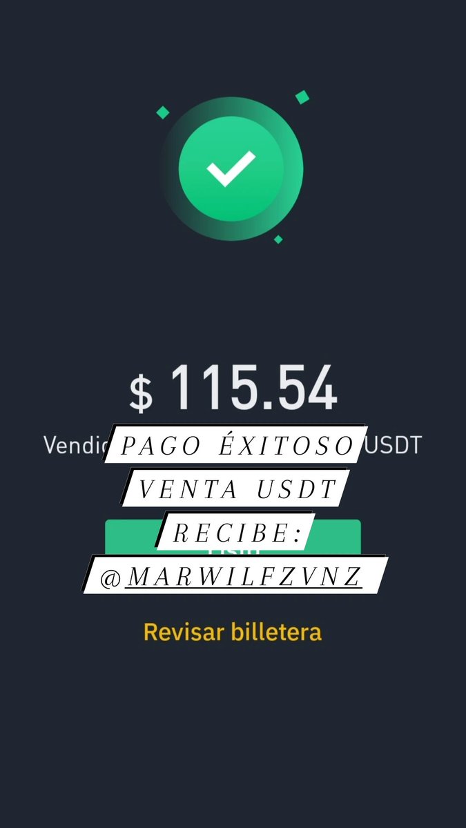 Criptodivisasch's tweet photo. Pago Éxitoso
Recargamos tus Cuentas
📌Banesco Panamá
📌Mercatil Panamá
📌Binance USDT
📌Facebank 
📌Reserve
📌PAYPAL 
📌Zinli
Desde cualquier parte del Mundo🌏
🔍Buscanos en Instagram: 
@Criptodivisaschacao
#zinli #paypal #USDTether #zelle #Caracas #Venezuela https://t.co/cHBO2ZpSDm