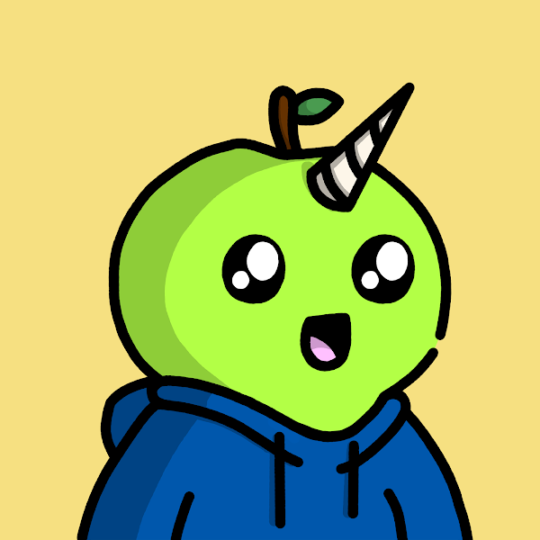 Decided to join the <a href="/frootsnft/">FROOTS 🧃</a> fam✌️😎

Find me super cute apple drawing🍏🦄 😊

Don't forget your #JOOS 🧃🧃🧃
#FGMI