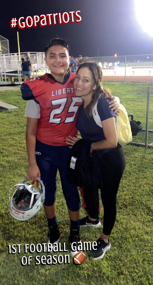 1st game of season for my Nephew 🏈 #LMMS #GoPatriots #8grade