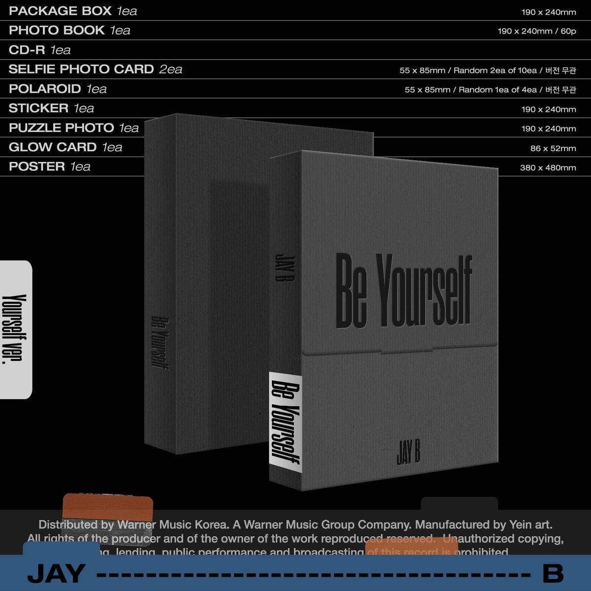 cdnzarecords's tweet photo. [📢]
JAY B The 2nd EP [Be Yourself] 예약판매 안내
JAY B The 2nd EP [Be Yourself] Pre-order Information

#JAYB #제이비 #카덴차 #CDNZA
#2NDEP #BeYourself https://t.co/W12anCbywp