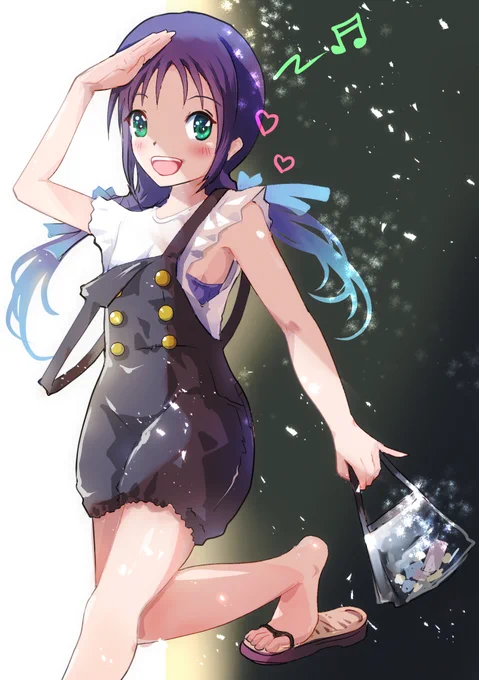 #今月描いた絵を晒そう 我ながら落差が激しい。やっぱりさみすずは笑顔がイイ! 