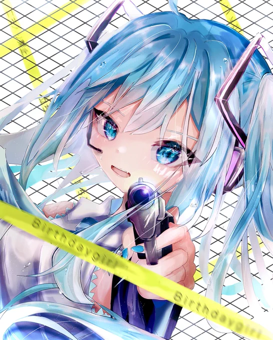 いつもありがとう!お誕生日おめでとう #初音ミク誕生祭2022#初音ミク生誕祭2022 