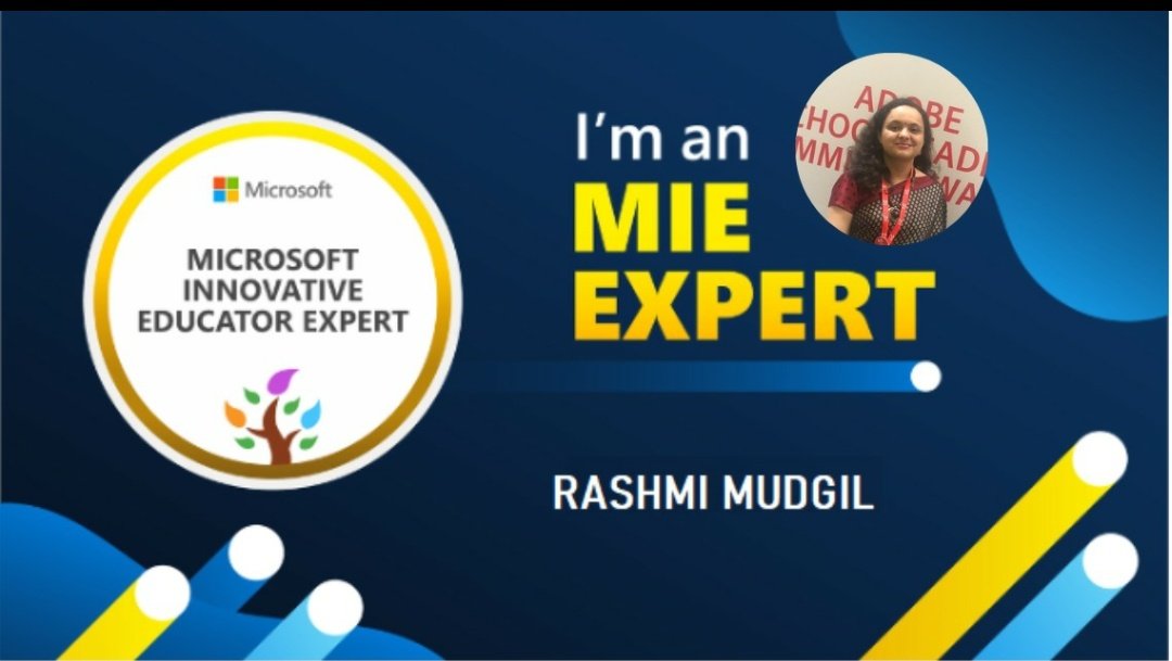 Rashmi20111980's tweet photo. This year will be wonderful!!! So happy and excited to have been selected as MIEE 23. #MIEE #MicrosoftEdu #Microsoft @MeenakshiUberoi @Singh07Priyanka @ParasharSubha https://t.co/fhmN5hloKr