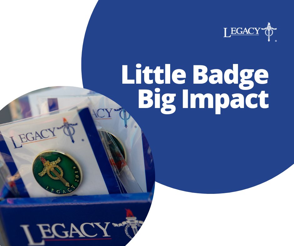 Badge Day (2 September) is just a stone's throw away. 

If you haven’t yet come across our Legacy volunteers in your local area, you can purchase a badge online by visiting legacyshop.com.au/collections/ba….

#LegacyWeek2022 #LittleBadgeBigImpact