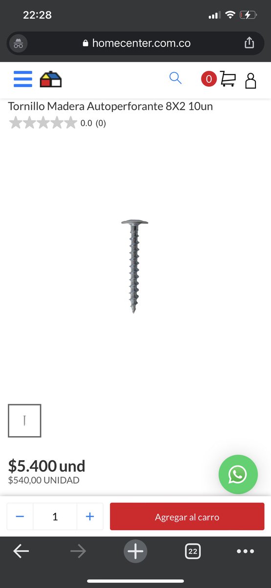 STR0NZO's tweet photo. @sabaneraSCP Pregunta sin ánimo de controversia, será la misma referencia? Acá hay otros tornillos autoperforantes para madera -también en homecenter- a un precio similar al del gobierno. https://t.co/qf0S7AWYpG https://t.co/9qtUrK4fjZ