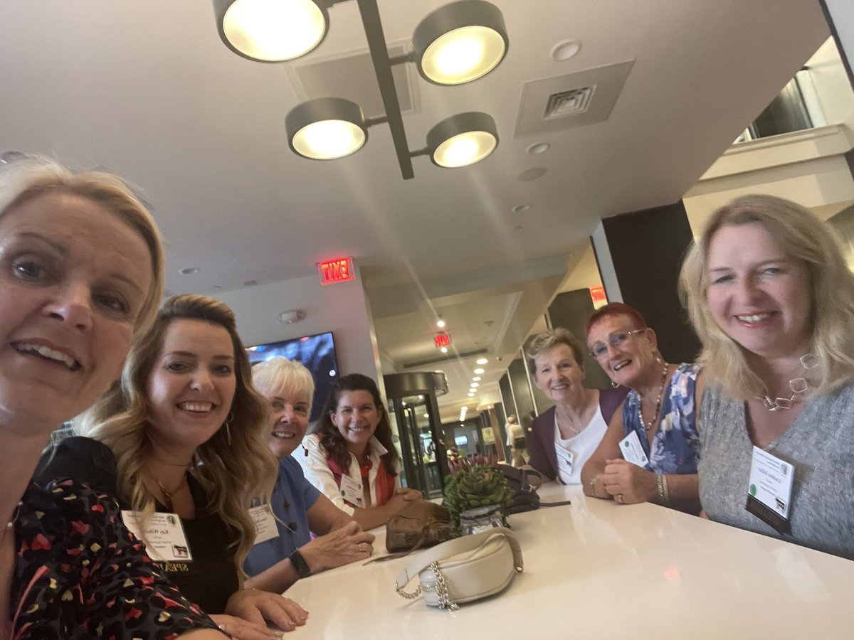 Official Day 1 of International workshop of Agritourism, Scottish contingent at cocktail hour after a hard day <a href="/CasMillar/">Caroline Millar</a> <a href="/lomondlass239/">Kay Lennox Wilson</a> #iwavermont