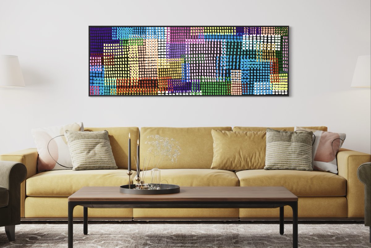 New recently sold artwork "No end of space" Click the link for more bluethumb.com.au/charlie-nanopo… <a href="/BluethumbArt/">Bluethumb Art</a> #abstractartist #interiors #interiorstyling #process #HomeDecor #moderndesign #modernart #ArtistOnTwitter #artistsontwitter #creativity #Melbourne