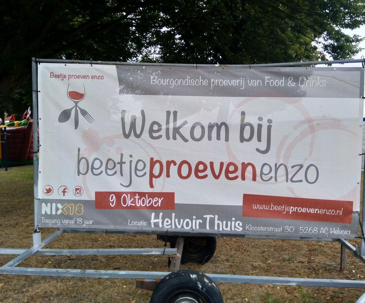 BeetjeZ's tweet photo. Lokaal Bourgondisch genieten in Helvoirt. Ben jij er bij???? https://t.co/UKFgDXk0Aj