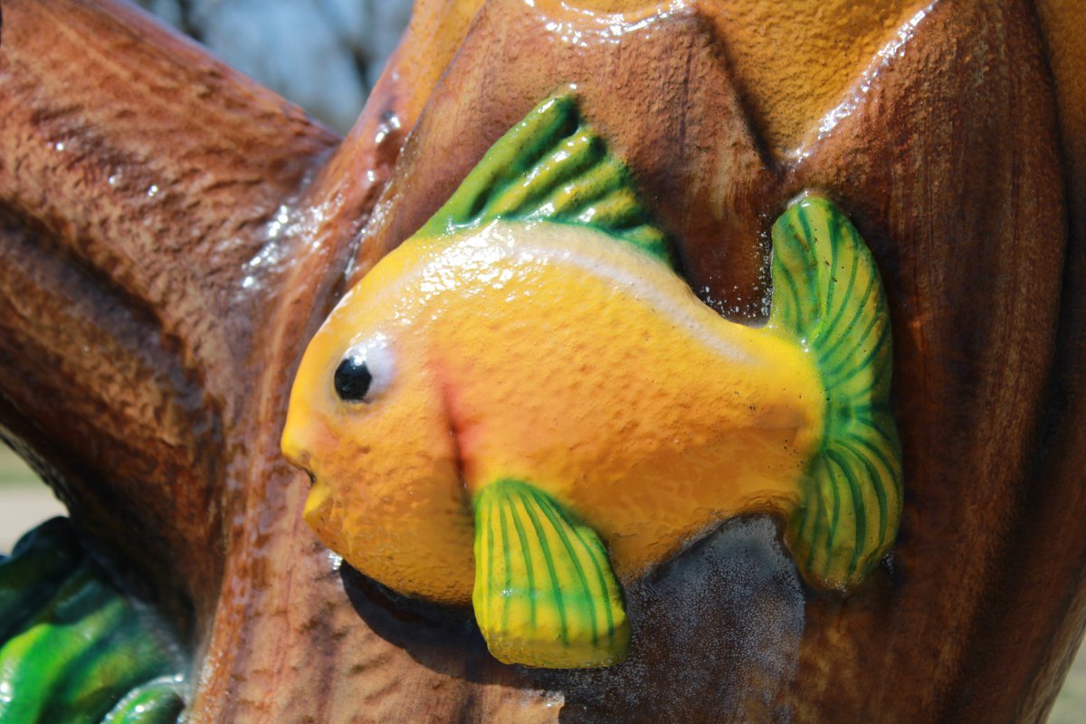 TheNetoJones's tweet photo. The coolest park water fountain I've ever seen. If you've seen anything better show me. #water #waterfountain #turtles #Catfish #salamander #fish #TURTLE #cityparks #keeptxbeautiful #ksmb #art #canon #canonphotography #canonfoto #canon90D https://t.co/cGPHRJZTfN