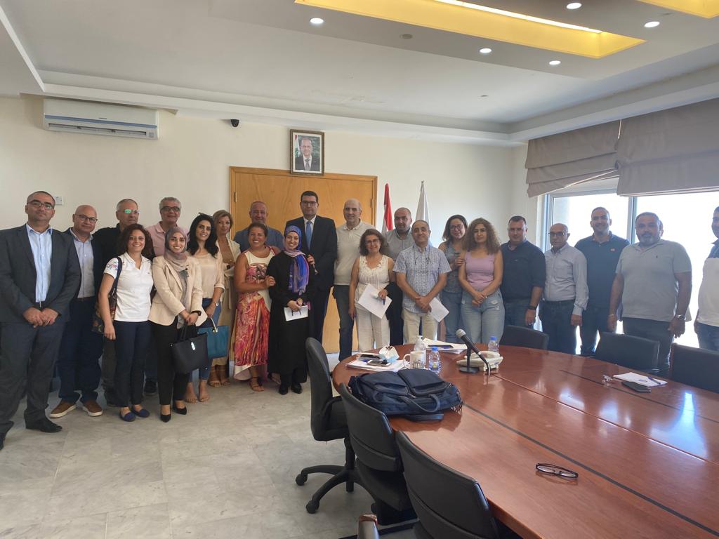 cure_xf's tweet photo. National workshop held August 25th 2022 @MoaLebanon  under patronage of H.E @Abbas_h_hasan presence DG @louislahoud1 Leb Delegate CIHEAM GB @dh_wafaa  Coordinator of #CURE_XF @MMoujabber 
Follow-up on capacity building of the Lebanese Officers and Researchers @CIHEAMBari https://t.co/A2dpKRuWqp