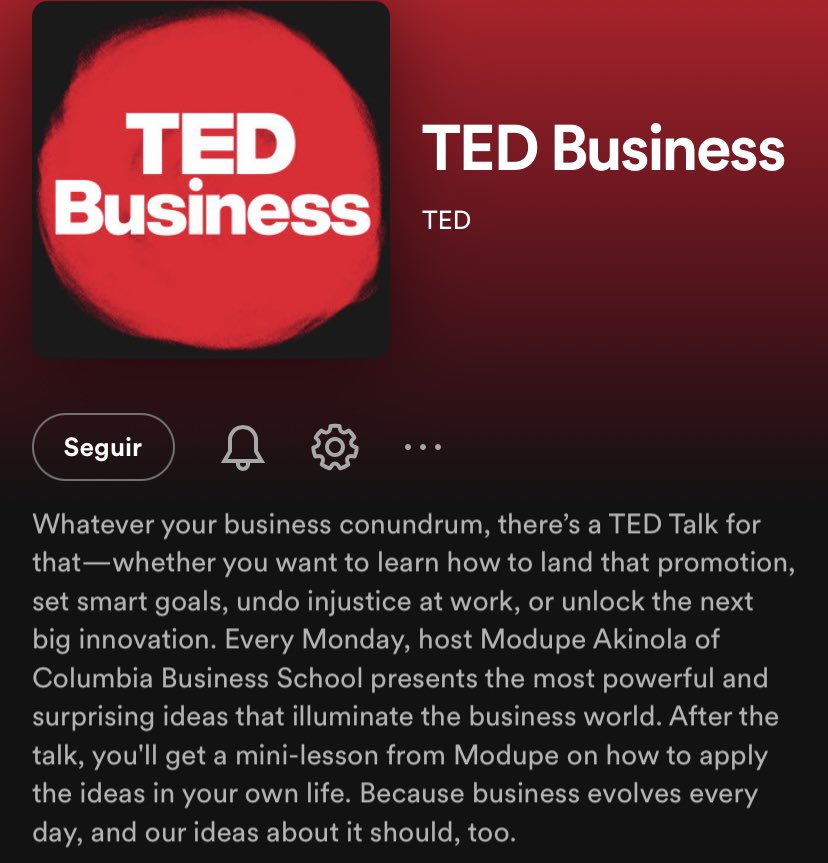 BHSUSFQ's tweet photo. Our Top 3 future CEO Podcast 🌎

1. Business War. Nos cuenta que impulsa a las empresas a la ruina. @businesswars

2. TED Business. Presentan las ideas más locas en negocios hoy día. @TEDTalks 

3. El Viaje de Emprender. Muestra a personas que con su negocio transforman el mundo. https://t.co/HzyHTUFzmY