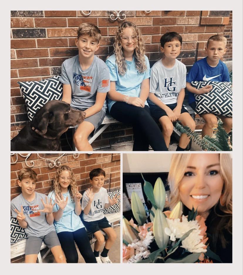 Late ⏰ tweet: It’s been a great start to the year for my 5th,6th,7th, and 8th grader! Mr. Upshaw even surprised me with flowers to brighten ☀️ my first day. 3 Gladiators, a Coyote, and a Mustang! #NISDignited @nisdnicholses @NISDKuentz @NISDGarcia