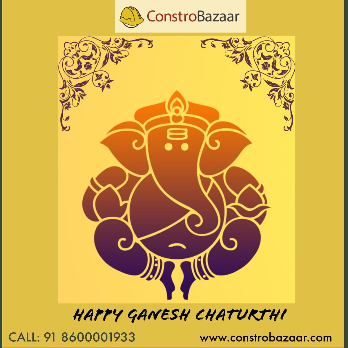 ConstroB's tweet photo. Happy Ganesh Chaturthi

Call for more details - 8600001933 or Visit:  
https://t.co/i83khlqeyb
#BUY #SELL #STEEL | #CEMENT | #TILES | #RMC | #SAND | #BRICKS | #BLOCKS | #GLASS #WOOD | #ARCHITECTS | #INTERIOR #Civil #Contractors | #Waterproofing #Contractors https://t.co/m0N4tV7au0