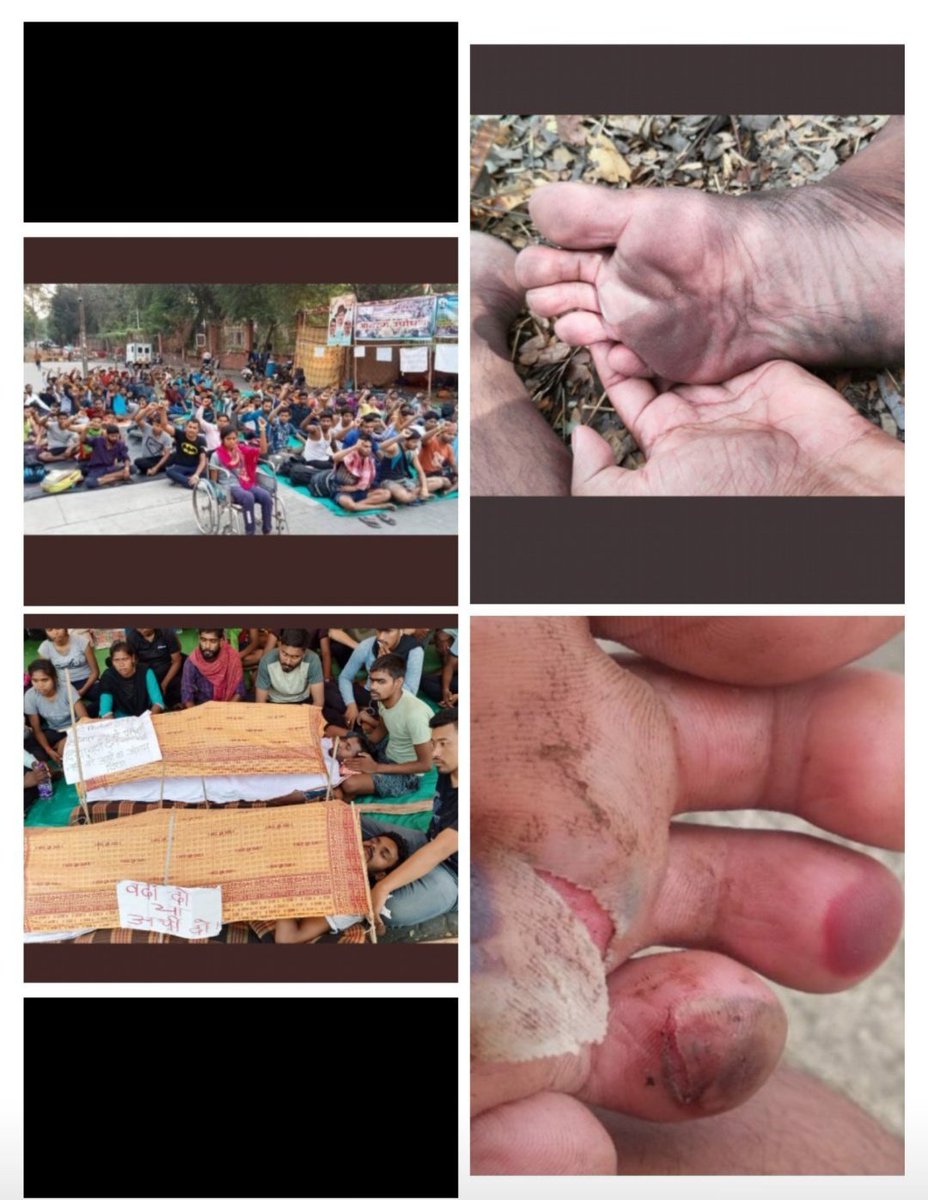 आज सभी को डर हैं ED का लेकिन हमारे #SSC कमीशन को किसी का डर नहीं l होता तो 5000 अभ्यार्थीओ के भविष्य के साथ नहीं खेलती l
उन अभ्यार्थी की हालत ख़राब होने का कारण सिर्फ और सिर्फ <a href="/HMOIndia/">गृहमंत्री कार्यालय, HMO India</a> और <a href="/PMOIndia/">PMO India</a> हैं @brajeshabpnews <a href="/aajtak/">AajTak</a> <a href="/News18India/">News18 India</a> #SSCGD2018_नागपुर_से_दिल्ली_पैदल_मार्च
