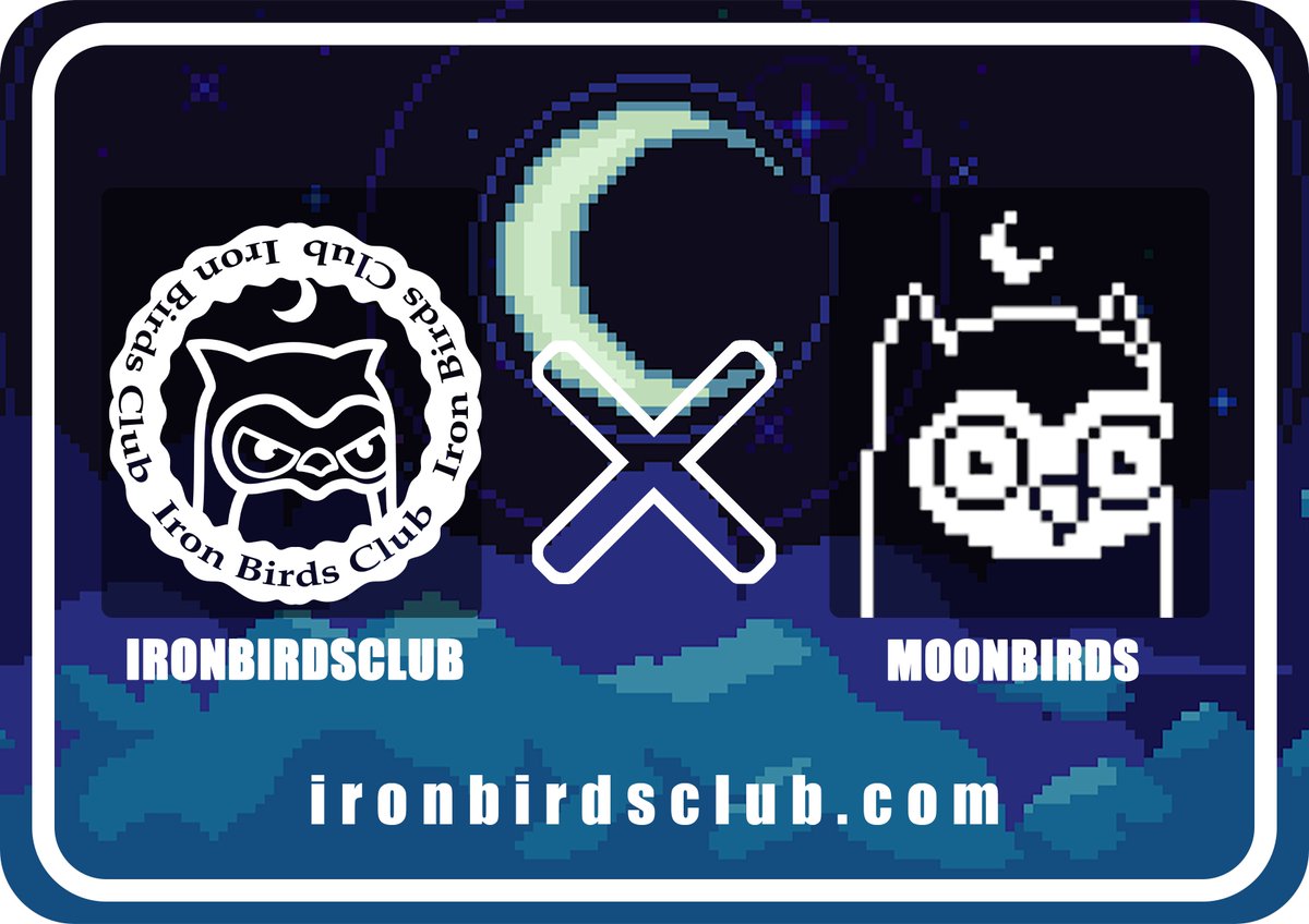 IronBirdsClub's tweet photo. 🎁WL GIVEAWAY Ironbirdsclub 🎁
There are only a few spots left on the whitelist, so please send me a private message.
 #IronBirdsclub #FreeMint #NFT #nfts #PREMINT 
#NFTGiveaway #WLGiveaways #nftcommunity #nftdrop #comingsoon #NFTS #Moonbirds #Revengebirds #StarBirde https://t.co/k3e25WSsHo