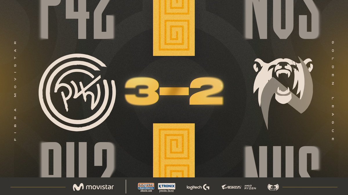 LVPcolLoL's tweet photo. ¡Felicidades a @pro42esports por mantener su permanencia en la #FibraMovistarGolden! 🔥
Una serie para el recuerdo nos dejaron 👏
#CNcol https://t.co/XETro2XMmz
