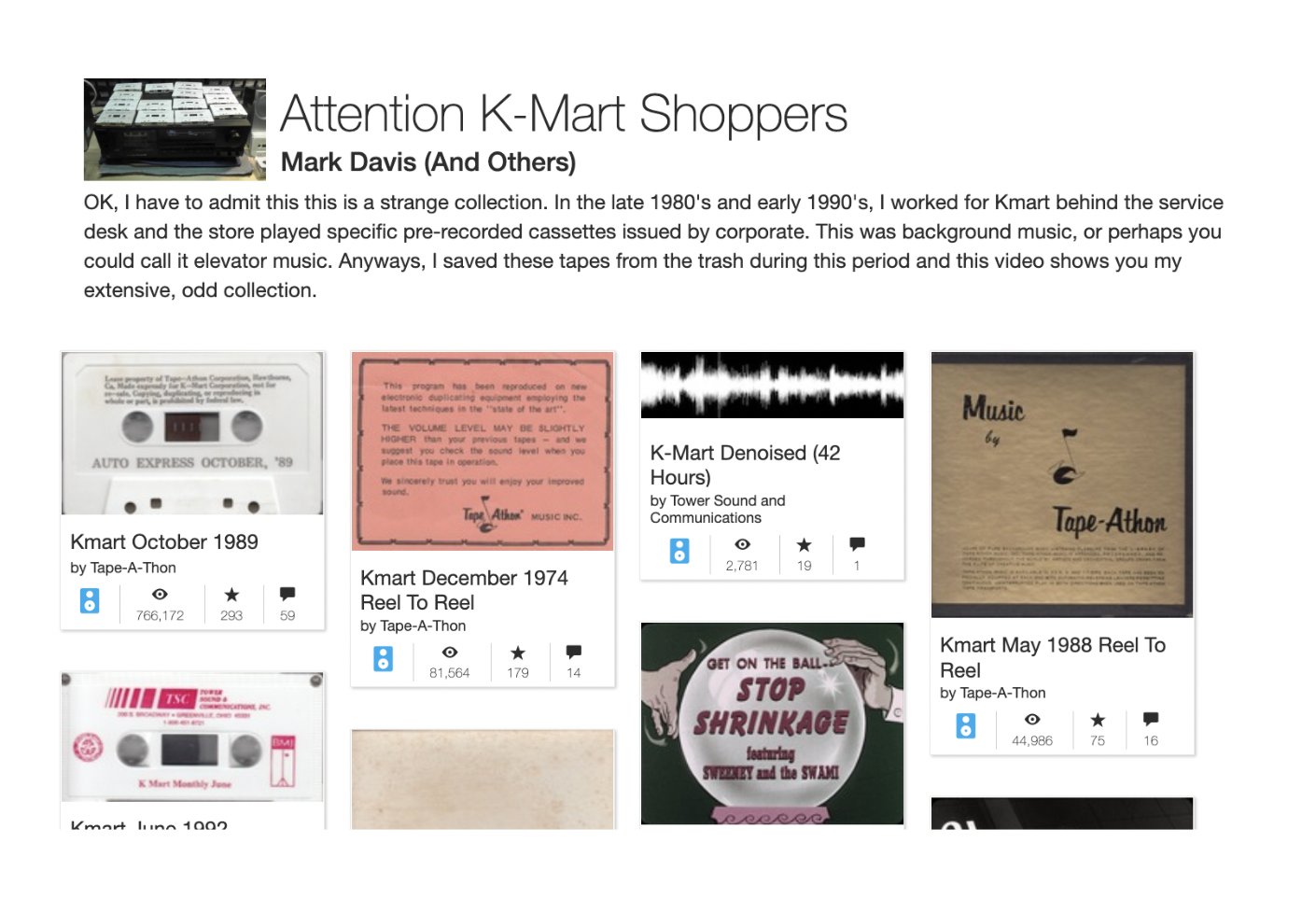 depths of archive on Twitter "see also early 2000s Kmart