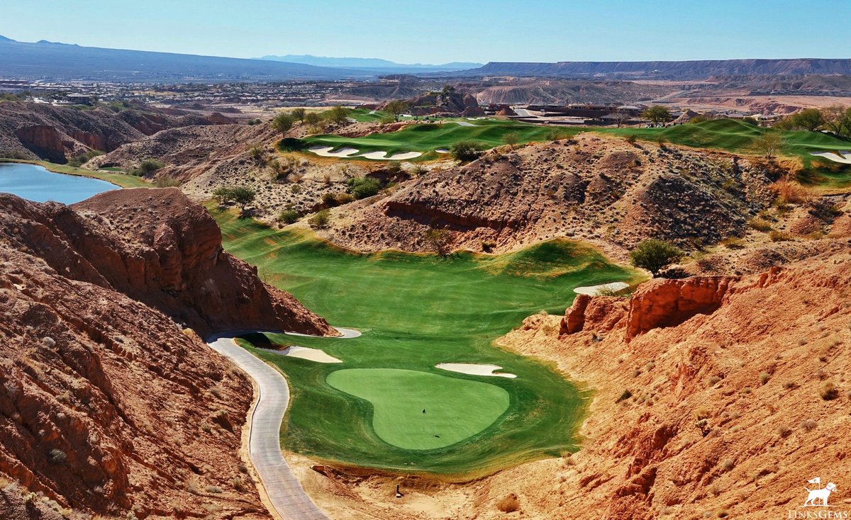 LinksGems's tweet photo. Wolf Creek Golf Club, a publicly-accessible moonscape of a golf course an hour outside of Las Vegas in Mesquite, Nevada, is always a popular request. It’s one-of-a-kind adventure golf through the Mojave desert, like a video game come to life, and its as memorable as golf gets. https://t.co/RMpwIIPoVJ