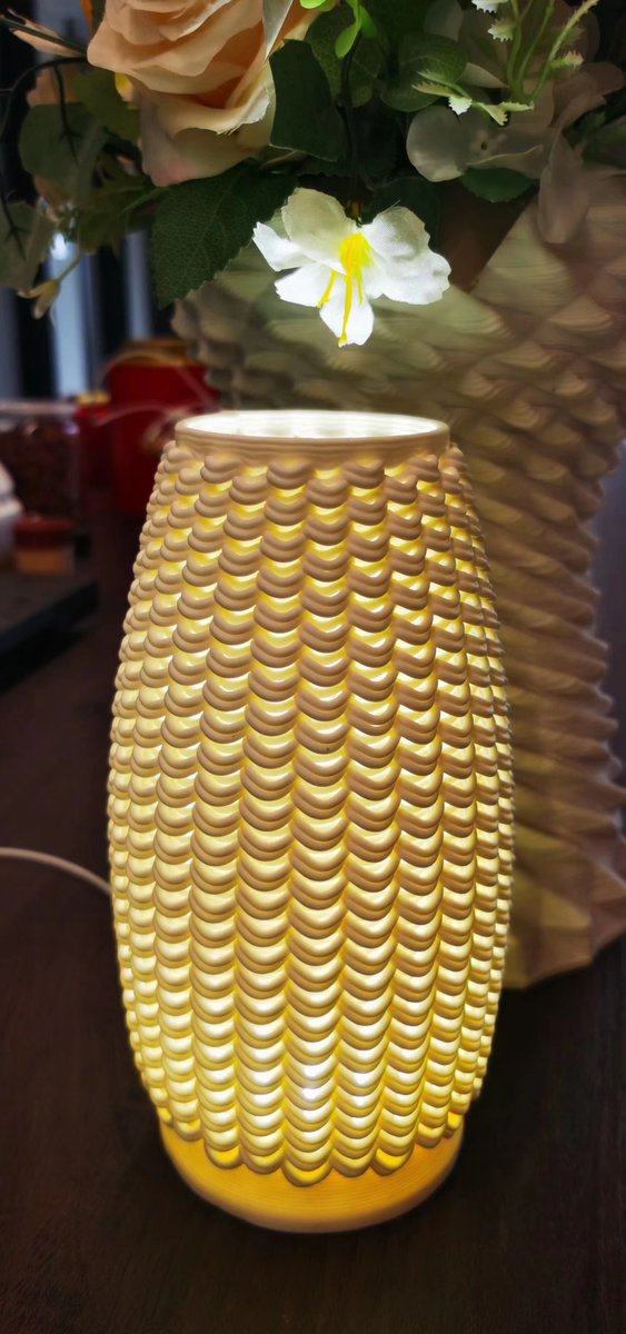 FloreZwx's tweet photo. Ceramic 3D printing is now available for on demand production. The flow of the filament offers the prints a natural atmosphere.
Case: 3D printed white porcelain lamp.
#custom #3dprint #ceremic #FDM #homedecor #lampshade #art #prototype https://t.co/iZZJbEUupM