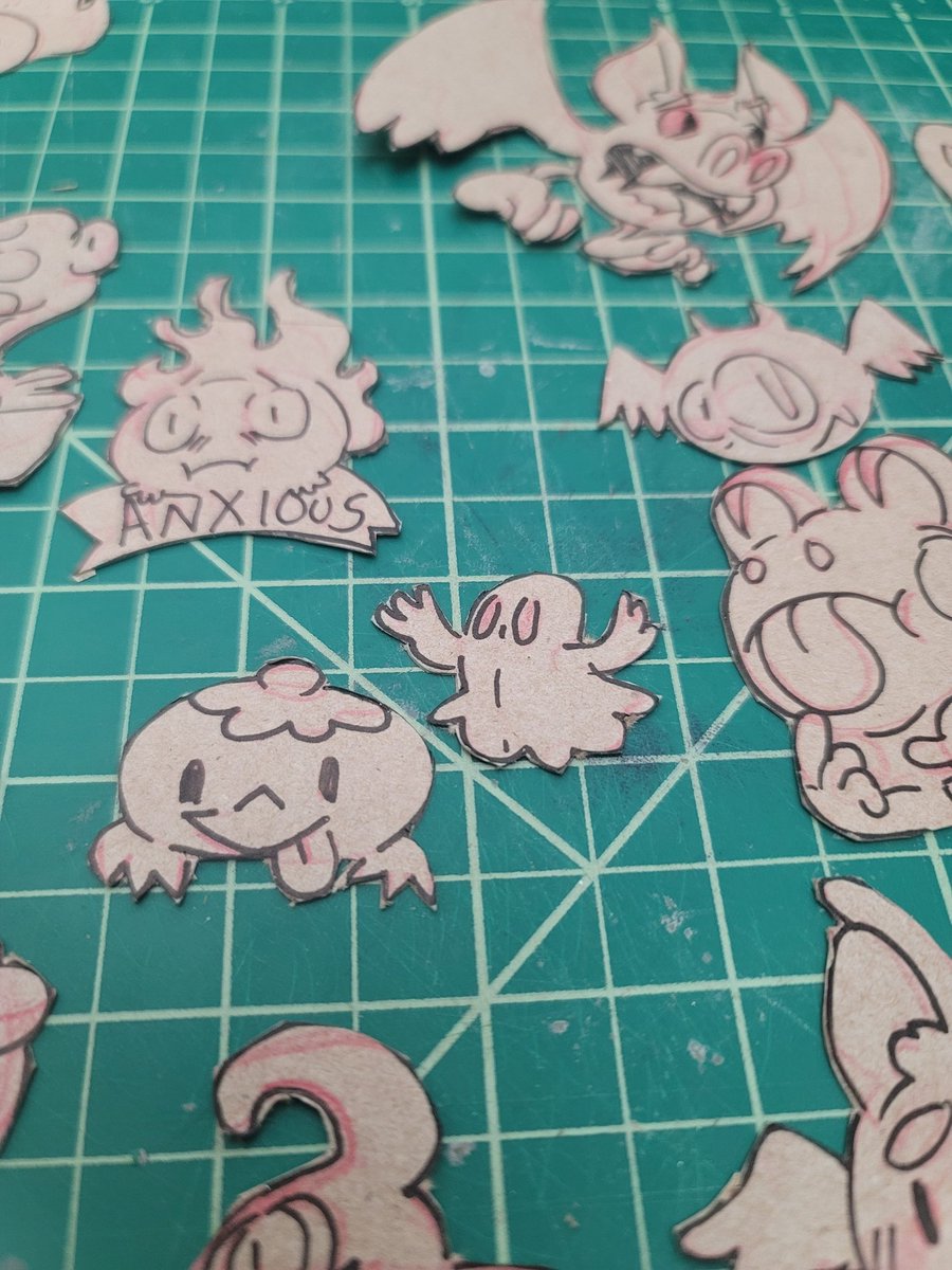 comfykaiju_'s tweet photo. Somethings spoopy is a brewing in my studio~♡ what do you think I am up to?
#monsterillustration #wipart #smallstreamer #spoopy #Spooky #Halloween #codeorange #halloweenasthetic #spoopyasthetic #spoopyart #monsterart #kofi #ComingSoon #claypins #handmadewithlove #CartoonArt https://t.co/6fC5jUr61w