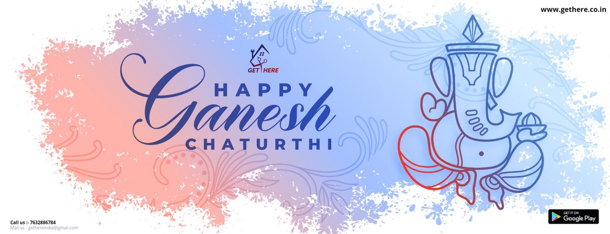 gethereservices's tweet photo. वक्रतुण्ड महाकाय सुर्यकोटि समप्रभ,
नि��्विघ्नं कुरु मे देव सर्वकार्येषु सर्वदा।
गणेश चतुर्थी की शुभकामनाएं!
#gethereservices
#GaneshChaturthi 
#GanpatiBappaMorya 
#GaneshChaturthi2022 https://t.co/dBNuDQSVKG