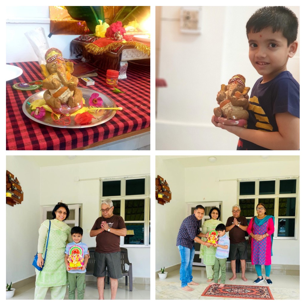 Performing rituals, chanting mantras, making laddoos, and dancing to Dhol-Nagada 

With you, the fun and fervor were always special. 
@viplavtripathi
@ashakmt 
@sindbad8671
@anuja12

#ganpatimemories #ganeshchaturthi #viplavtripathi #anujatripathi