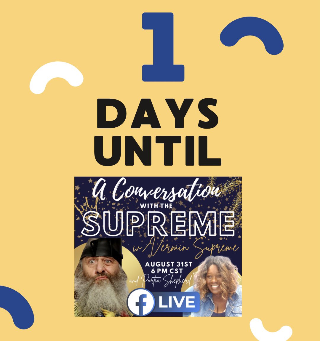 vote4Portia2022's tweet photo. Tomorrow is the big dayโI hope you all are as excited as I am! See you soon, Vermin Supreme #vote4Portia #timetowork #RoadToNovember https://t.co/KblbLnJ3TC