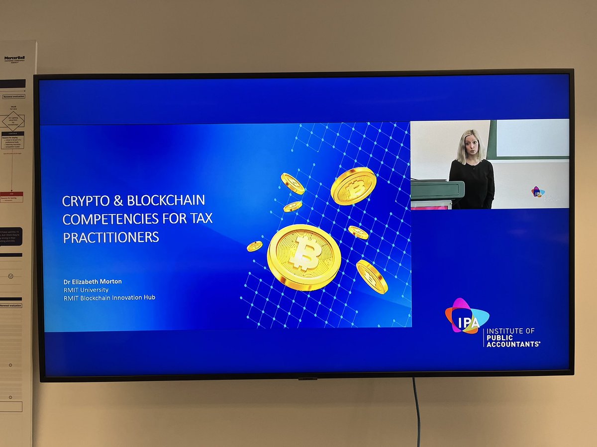 ipaaccountants's tweet photo. Weβre back from lunch at the #IPAcrypto22 with Dr Elizabeth Morton @ef_morton discussing playing with the code of conduct. #Crypto https://t.co/yI2rs24jWo