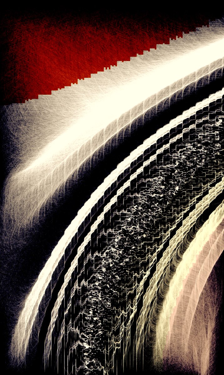 Radial way from Moments 🛤#Moments #NFTs #NFTCommunity #generativeart