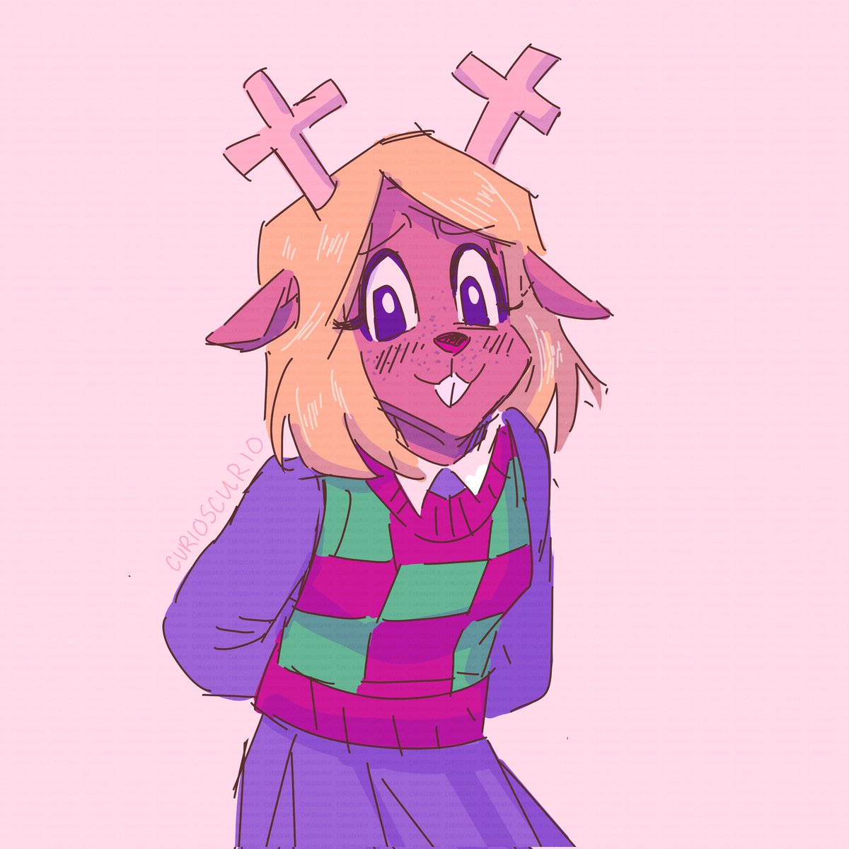 Noelle and Susie short hair truthers unite #DELTARUNE 