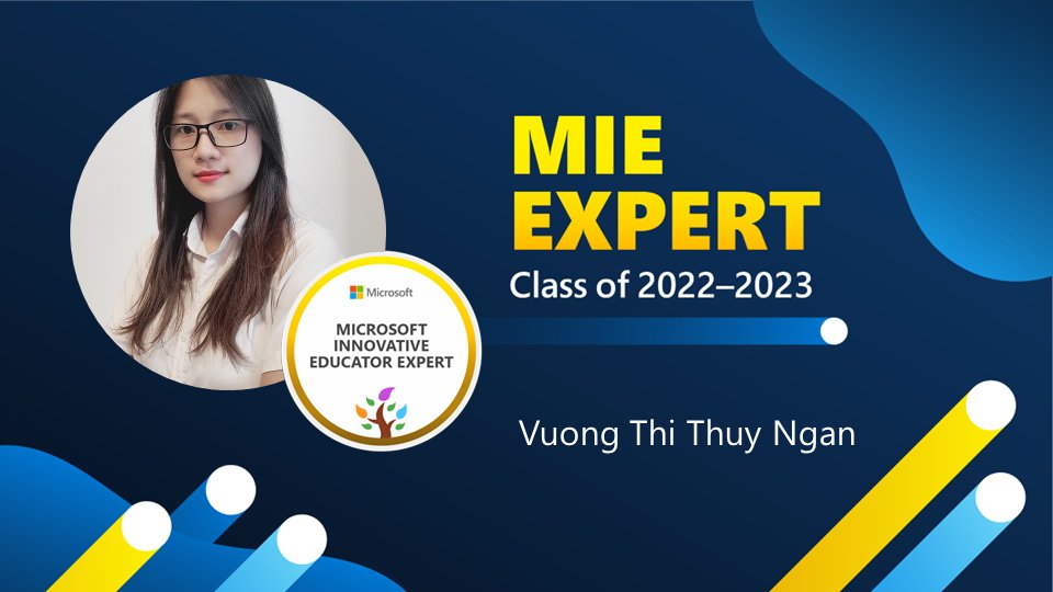 This year will be a great learning experience and a year to remember. So excited to be selected as an MIE Expert for 2022-2023. #MicrosoftEdu #MIEExpert #2nd_year.