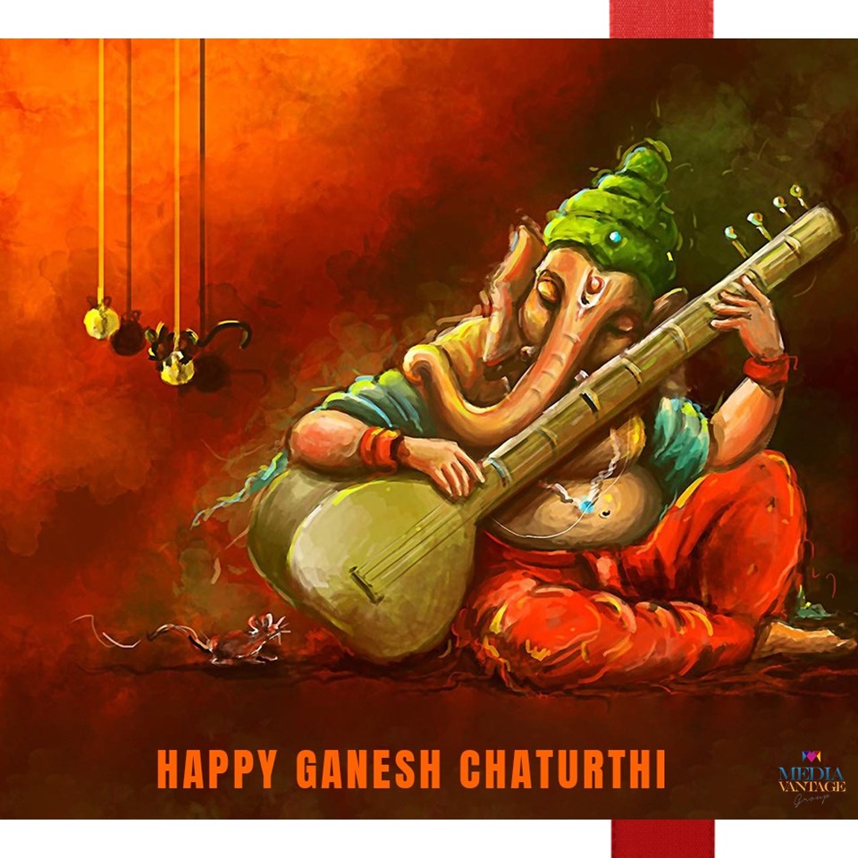 Ganpati Bappa Morya! 
May Lord Ganesha bless you with all the happiness &amp; success. Happy Ganesh Chaturthi  🙏💫