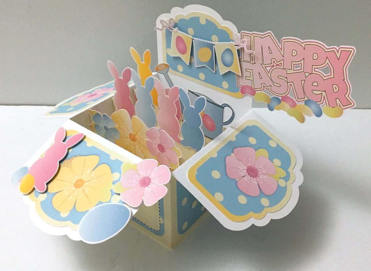 bombdr's tweet photo. Easter Bunny Pop Up Box Card , Blank inside , Printed , Flowers , Eggs , Chocolate , Spring , Holiday , Kids , Adults
 #HolidayKidsAdults #CardBlank #bunny #pop #Easter #Printed #up #EggsChocolate #AAmazingPaperCraft #EtsyEmail

👉https://t.co/nJPJrIdDnr https://t.co/ZK2dl2ujOS