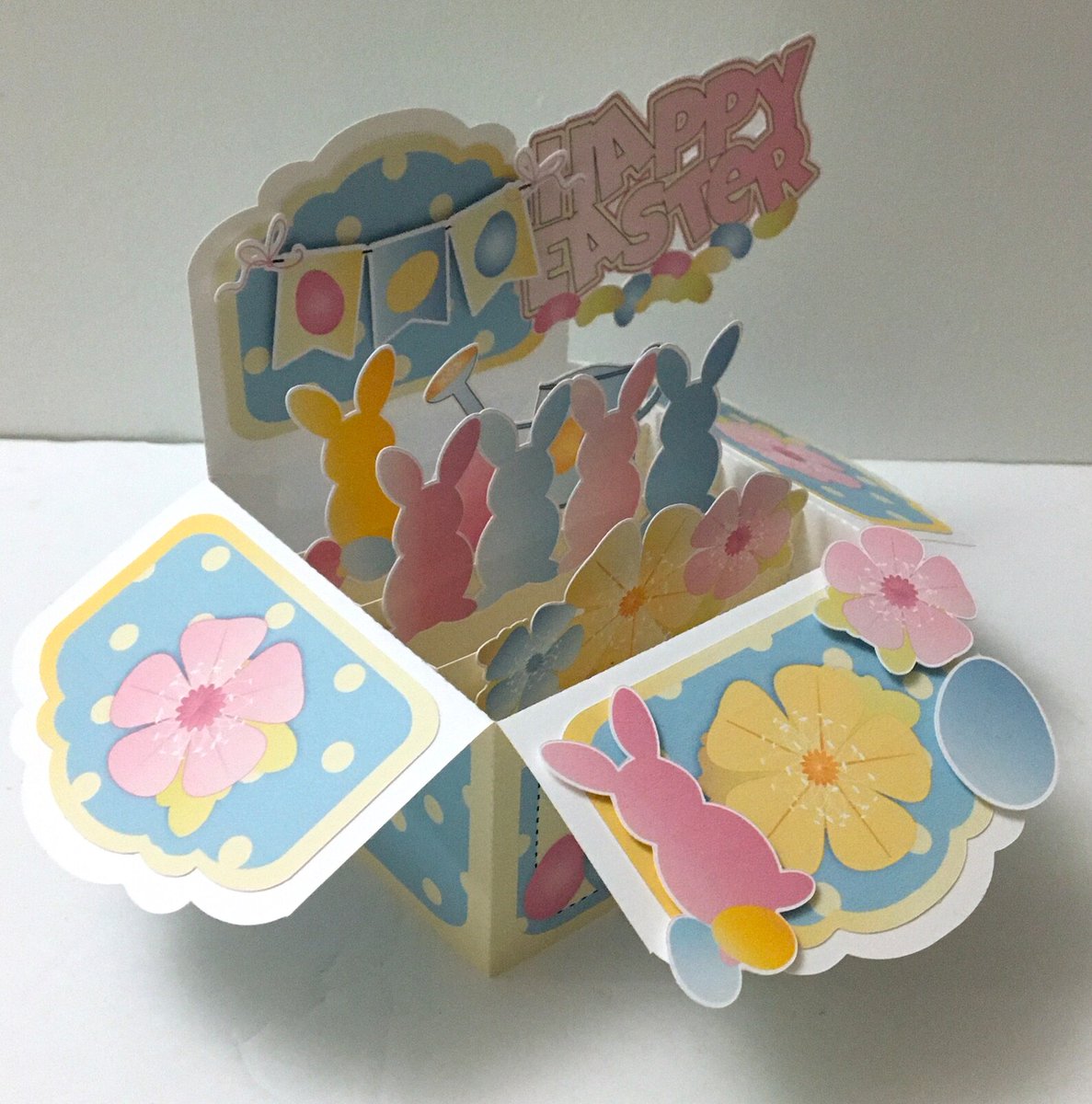 bombdr's tweet photo. Easter Bunny Pop Up Box Card , Blank inside , Printed , Flowers , Eggs , Chocolate , Spring , Holiday , Kids , Adults
 #HolidayKidsAdults #CardBlank #bunny #pop #Easter #Printed #up #EggsChocolate #AAmazingPaperCraft #EtsyEmail

👉https://t.co/nJPJrIdDnr https://t.co/ZK2dl2ujOS
